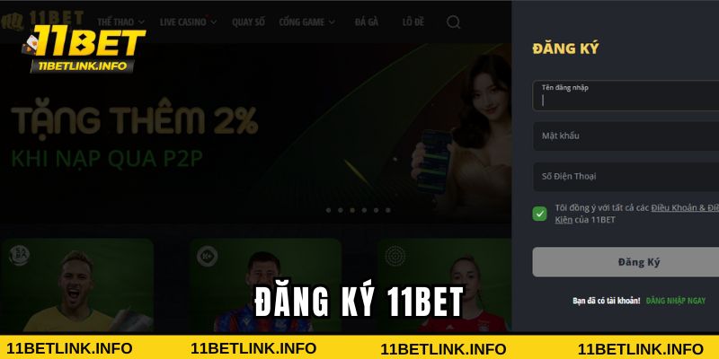Đăng ký 11bet