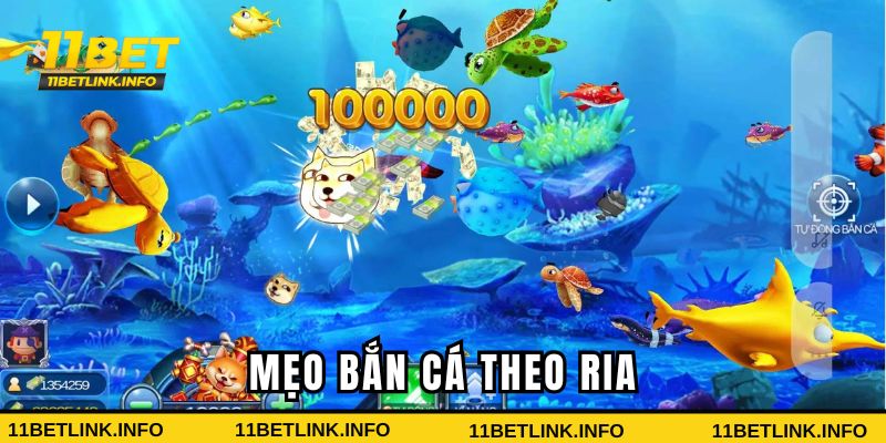 Bí quyết bắn cá theo ria 